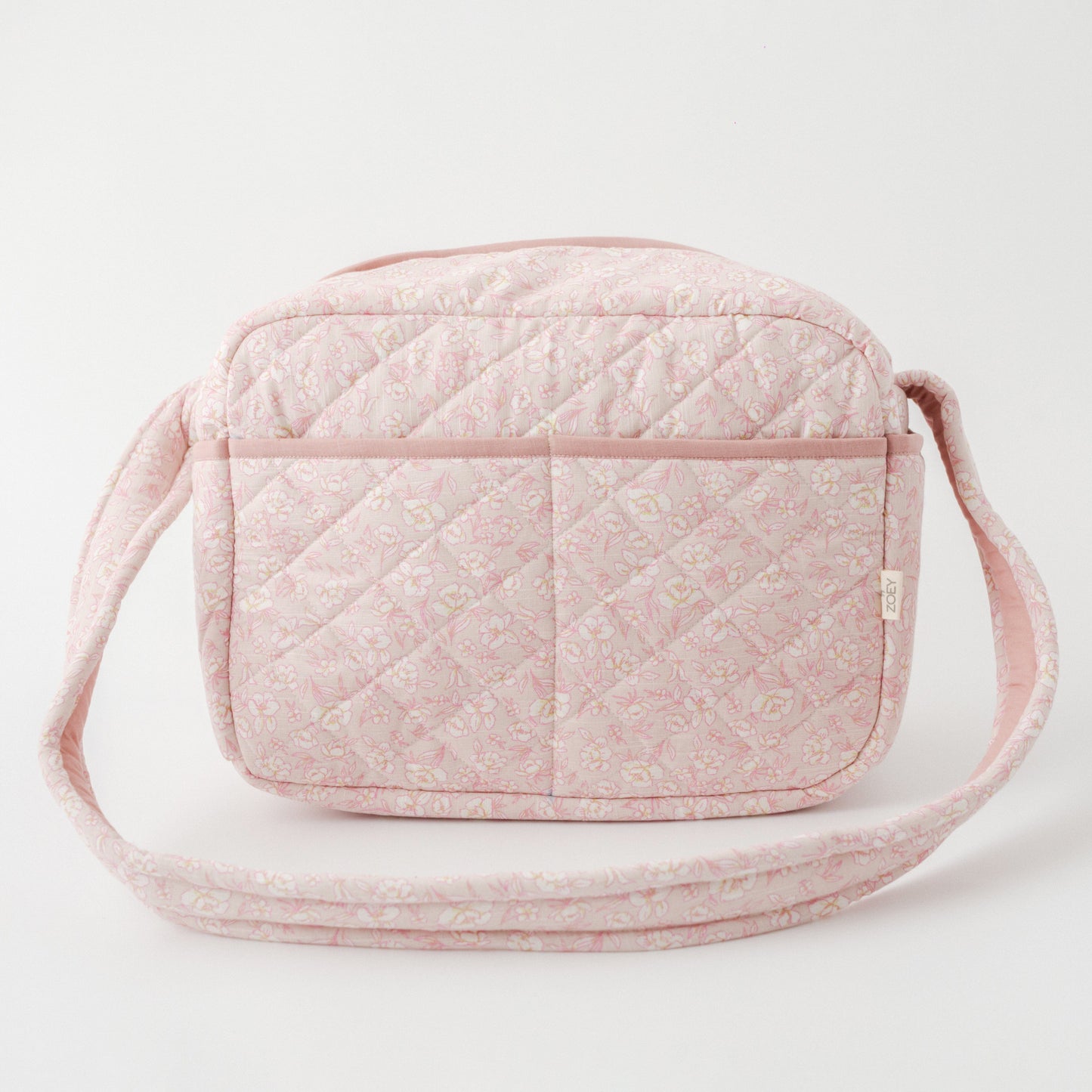 Sakura Blossom Nappy Bag (100% Cotton with diamond Quilting)